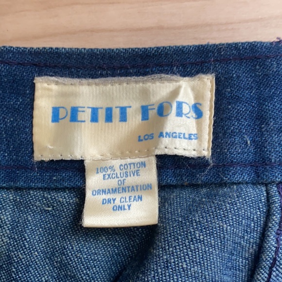Vintage Flares Petit Fors LA Jeans size XS - Picture 7 of 13